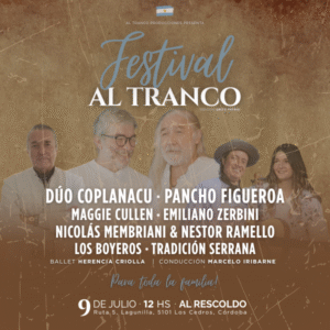 Festival Al Tranco – Edición Grito Patrio - Al Rescoldo - 9 de Julio